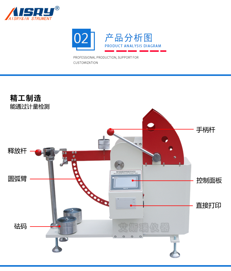 數(shù)顯戳穿強度試驗儀